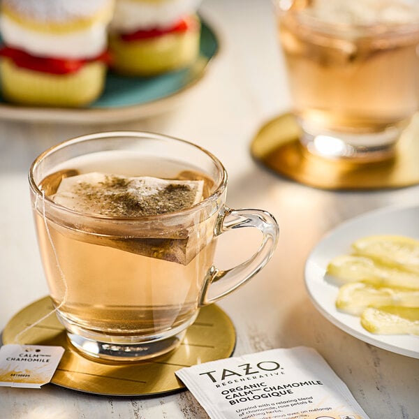 Tazo Organic Calm Chamomile Herbal Tea Bags - 96/Case