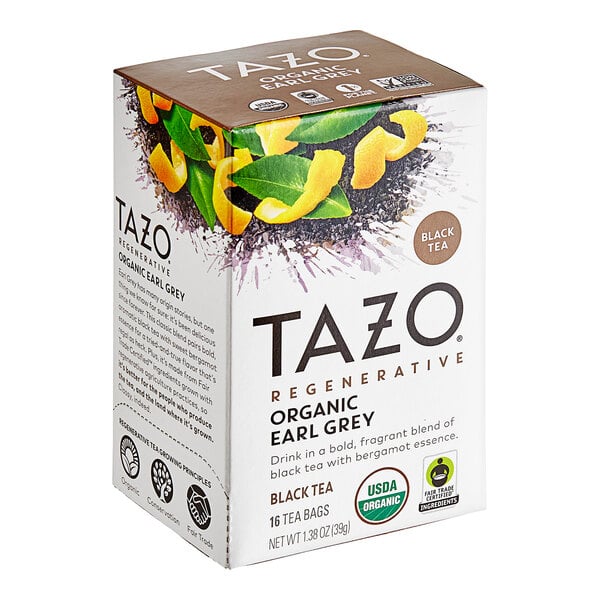 Tazo Organic Earl Grey Tea Bags - 96/Case