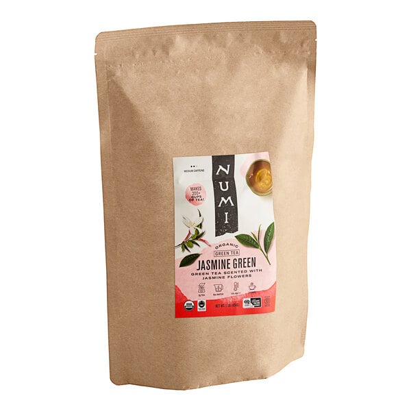 Numi Organic 1 lb. Jasmine Green Loose Leaf Tea - 6/Case