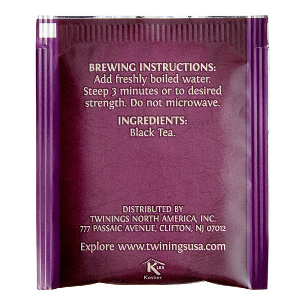 Twinings Darjeeling Tea Bags - 120/Case