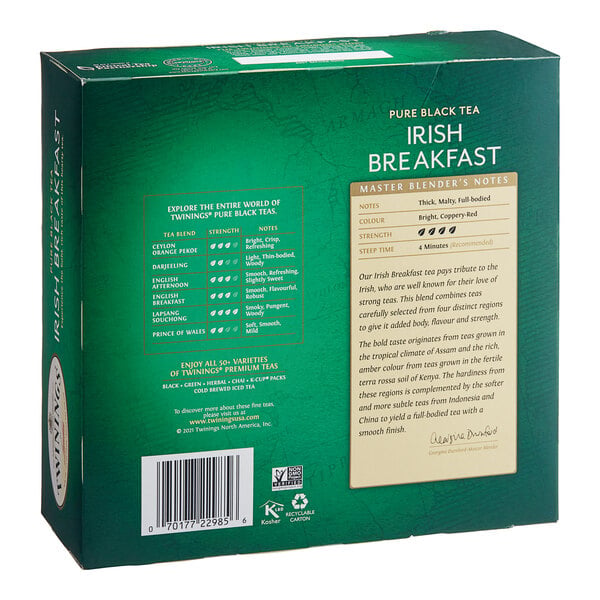 Twinings Irish Breakfast Tea Bags - 400/Case