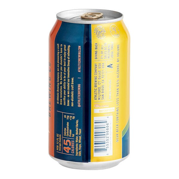 Athletic Brewing Co. Upside Dawn Non-Alcoholic Golden Ale 12 fl. oz. 6-Pack - 4/Case