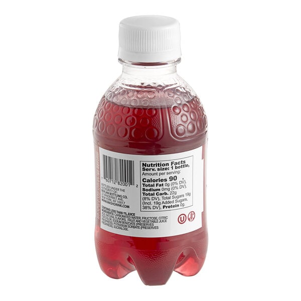 Boylan Bottling Co. Mash Pomegranate Blueberry Sparkling Fruit Beverage 16 fl. oz. - 12/Case