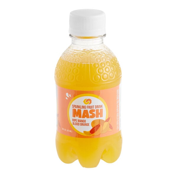 Boylan Bottling Co. Mash Ripe Mango Blood Orange Sparkling Fruit Beverage 16 fl. oz. - 12/Case