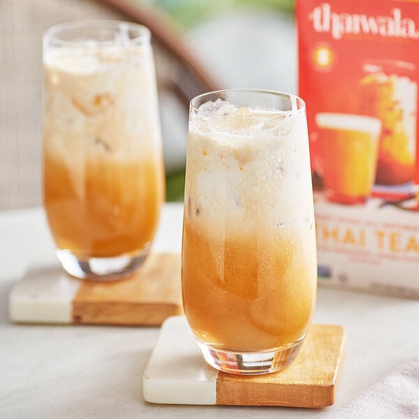 Thaiwala Original Thai Tea 1:1 Concentrate 32 fl. oz. - 6/Case