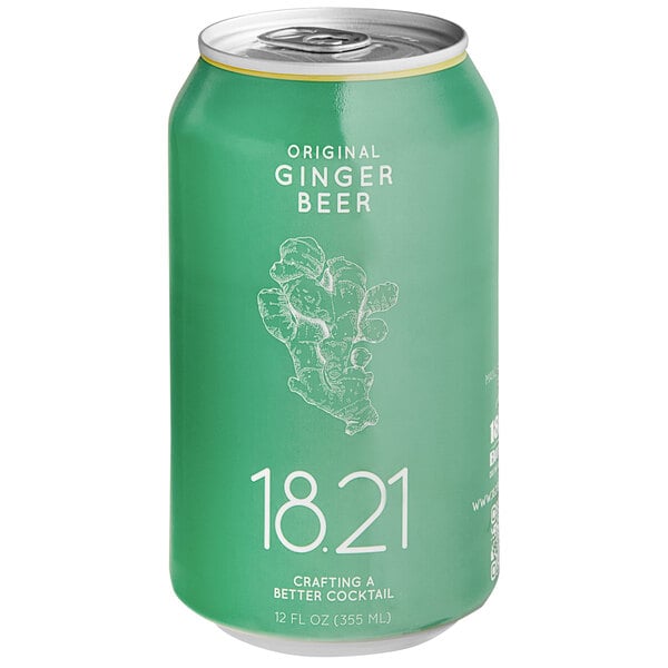 18.21 Bitters Ginger Beer 12 fl. oz. - 24/Case