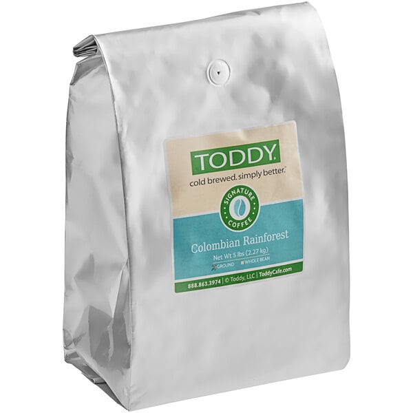 Toddy® Colombian Cold Brew Coarse Ground Coffee 5 lb. - 6/Case