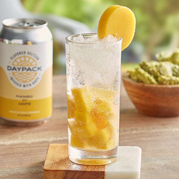 DayPack Mango Non-Alcoholic Sparkling Hop Water 12 fl. oz. - 24/Case