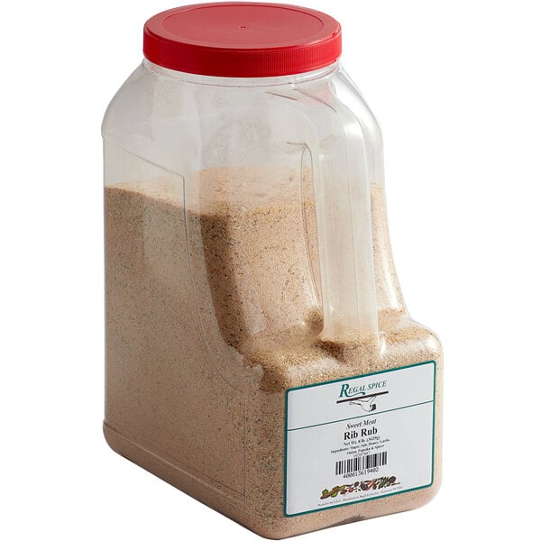 Regal Sweet Meat Rib Rub 8 lb. - 4/Case