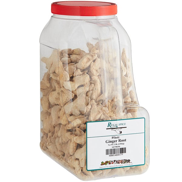 Regal Dried Ginger Root 3 lb. - 4/Case
