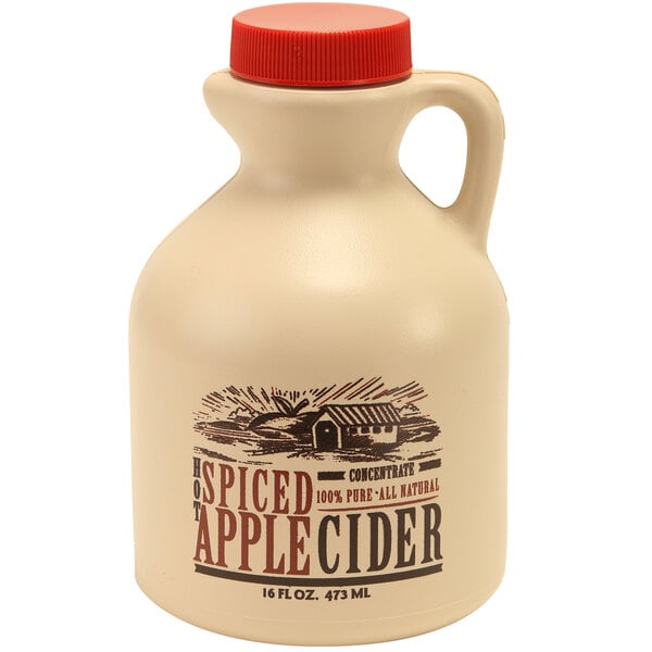 Mountain Cider Company 16 fl. oz. 100% Natural Spiced Apple Cider 7:1 Concentrate - 12/Case
