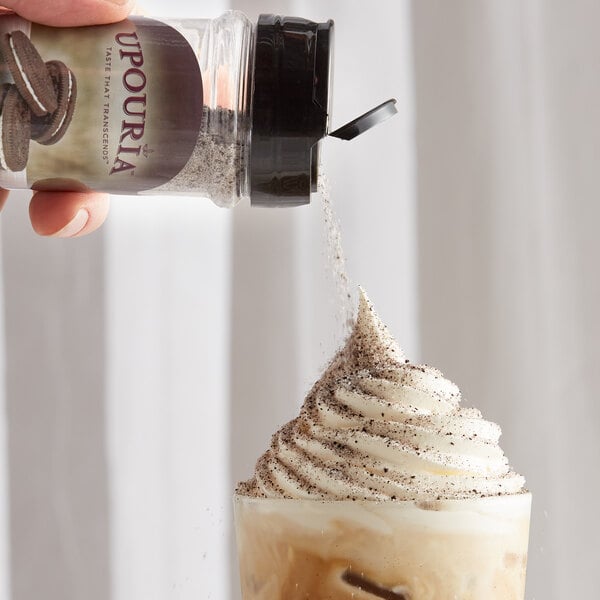 UPOURIA® Cookies & Cream Shakeable Coffee Topping 5.5 oz. - 6/Case