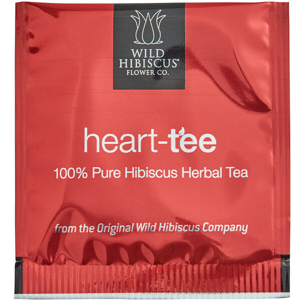 Wild Hibiscus Heart-Tee Hibiscus Herbal Tea Bag - 120/Case