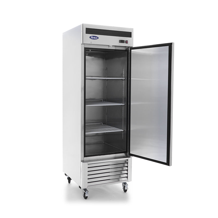 Atosa MBF8505GR Reach-In Bottom Mount Refrigerator 27"W x 31-1/2"D x 83-1/8"H with Locking Solid Door