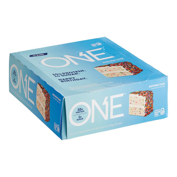 ONE Birthday Cake Protein Bar 2.12 oz. - 72/Case