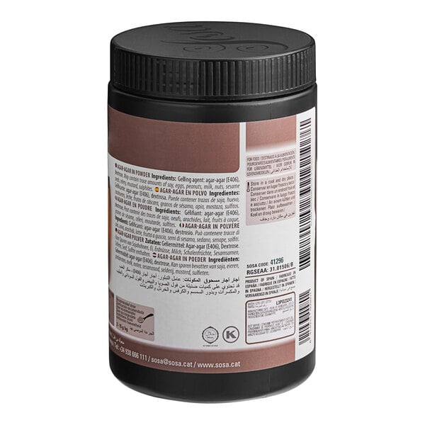 Sosa Agar Agar Powder Gelling Agent 1.1 lb. - 6/Case