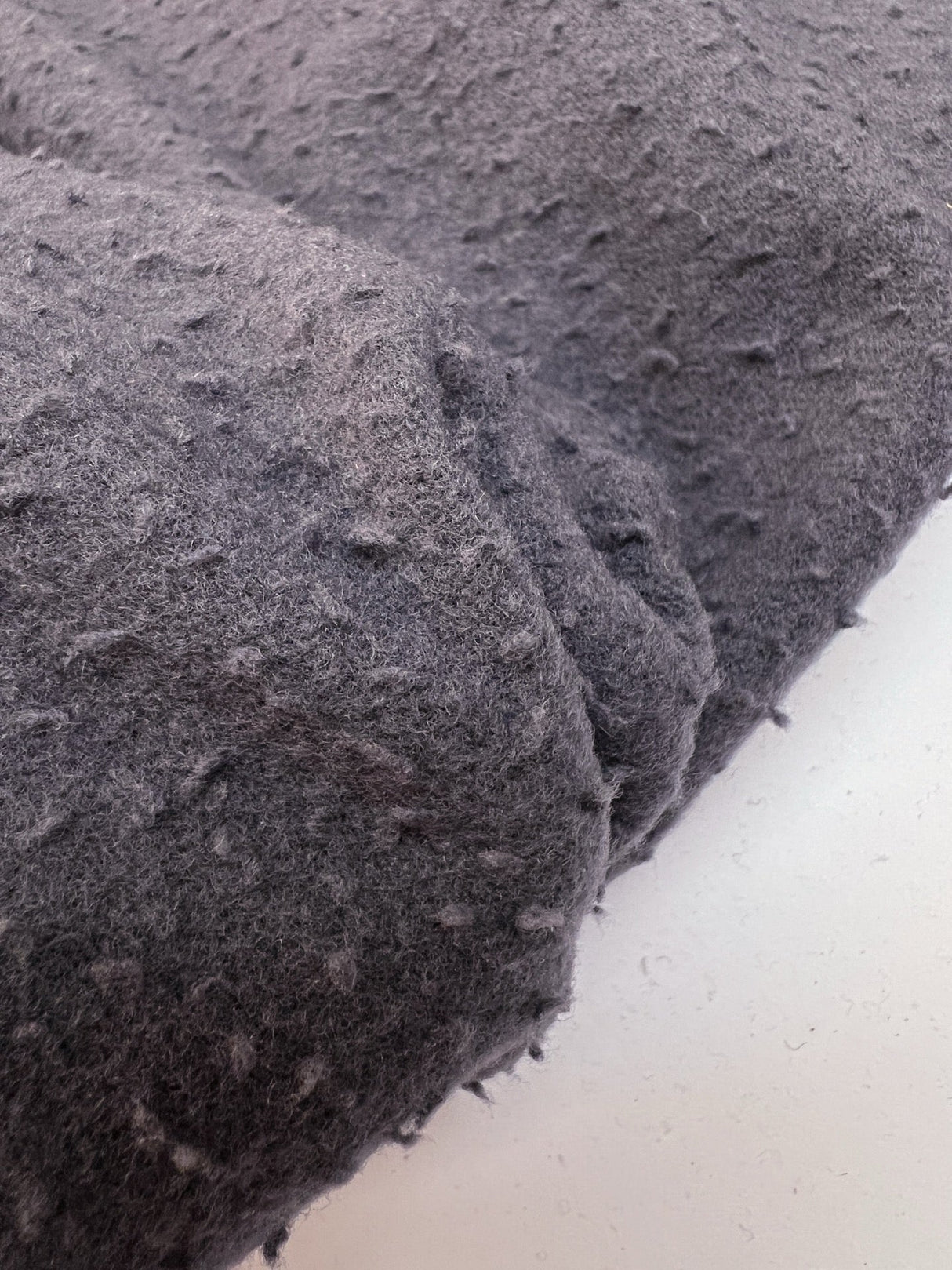 Wool Suit Fabric Gray Blue Purple
