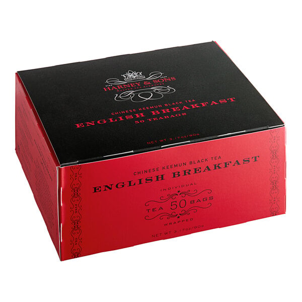 Harney & Sons English Breakfast Tea Bags - 300/Case