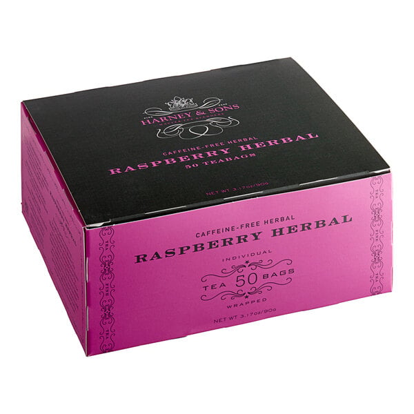Harney & Sons Raspberry Herbal Tea Bags - 300/Case