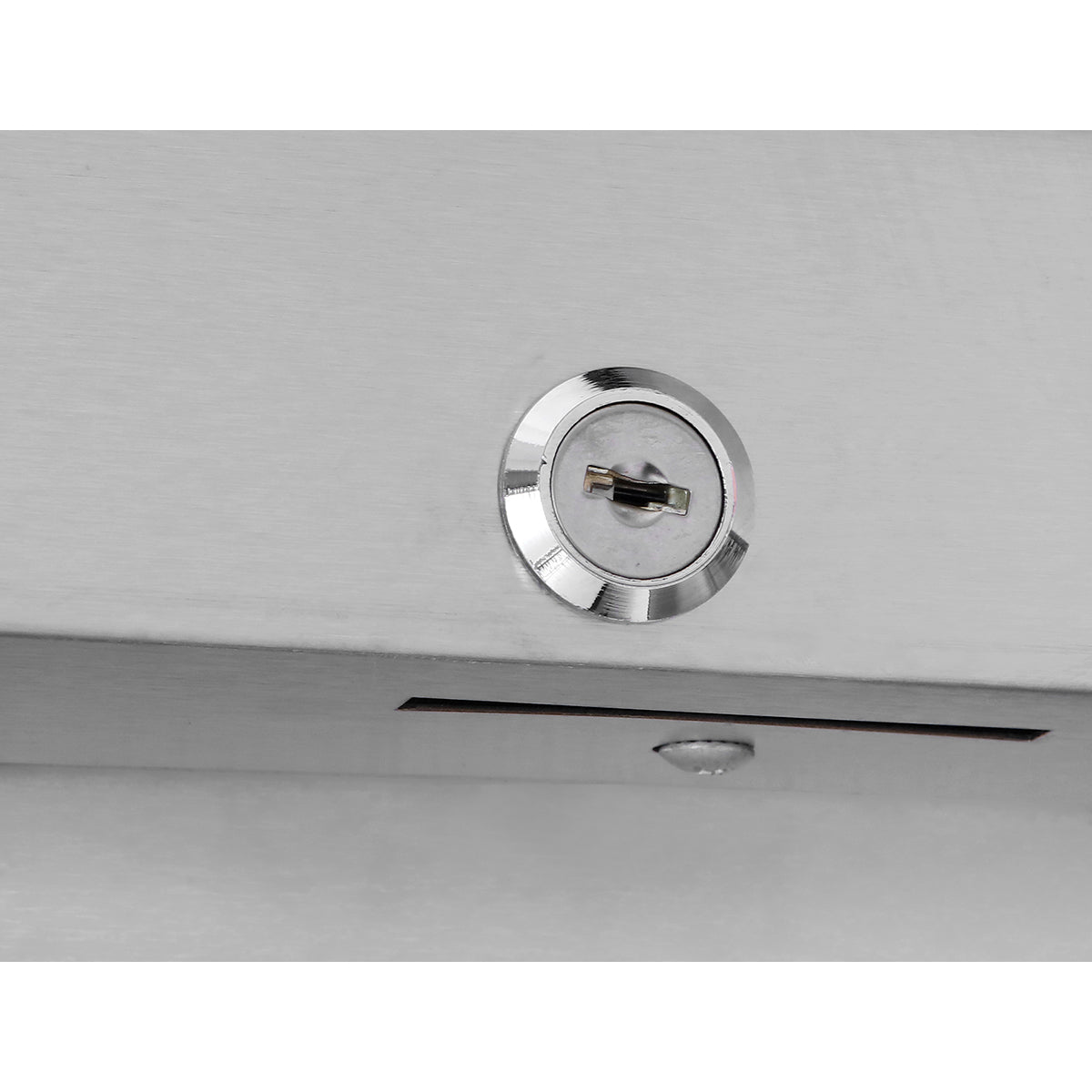 Atosa MBF8508GR 3 Section Reach-In Bottom Mount Refrigerator 81-7/8"W x 31-1/2"D x 83-1/8"H with 3 Locking Solid Doors