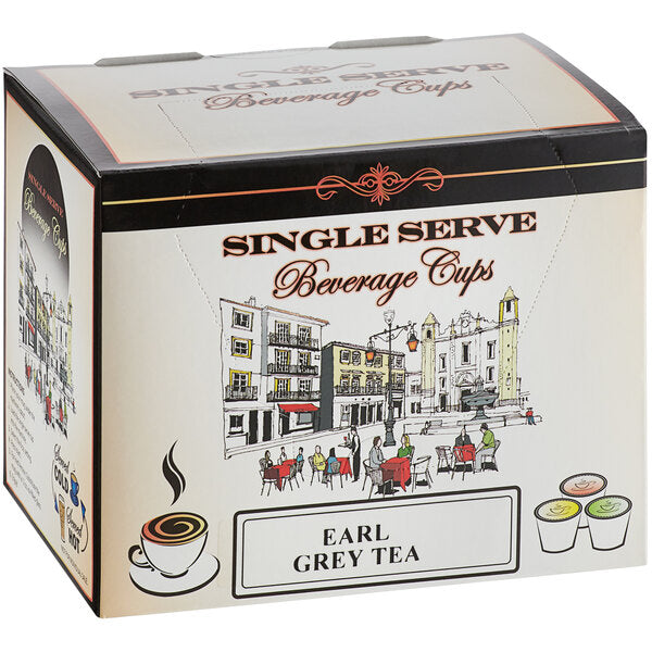 Caffe de Aroma Earl Grey Tea Single Serve Cups - 72/Case