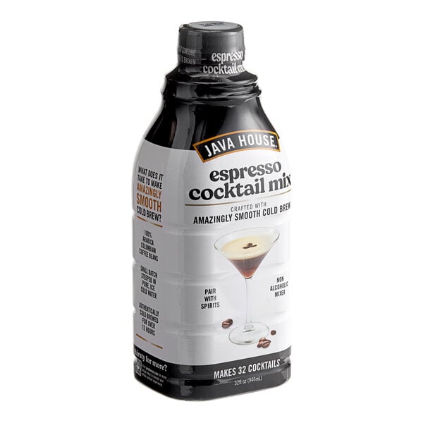Java House Cold Brew Espresso Martini Mix 4:1 Concentrate 32 fl. oz. - 6/Case