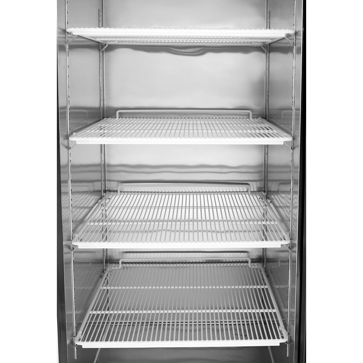Atosa MCF8701GR Bottom Mount Freezer Merchandiser 26.97"W x 31.5"D x 84.06"H w/Self-Closing Glass Door w/Lock