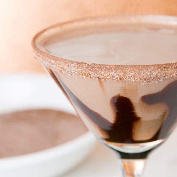 Rokz 5 oz. Chocolate Cocktail Rimming Sugar - 12/Case