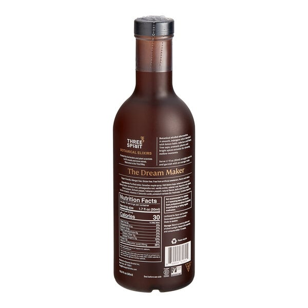 Three Spirit Nightcap Non-Alcoholic Spirit 500 mL Bottle - 6/Case