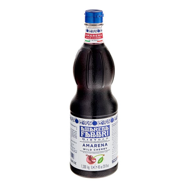 Fabbri Amarena Cherry Mixybar Syrup 1 Liter - 6/Case
