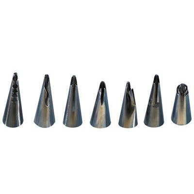 Frill Tube Set Of Seven Decorating Tips