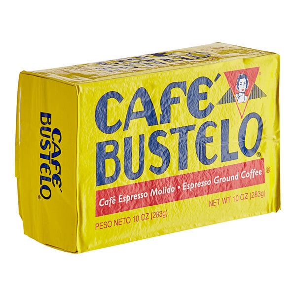 Cafe Bustelo Espresso Ground Coffee Brick 10 oz. - 24/Case