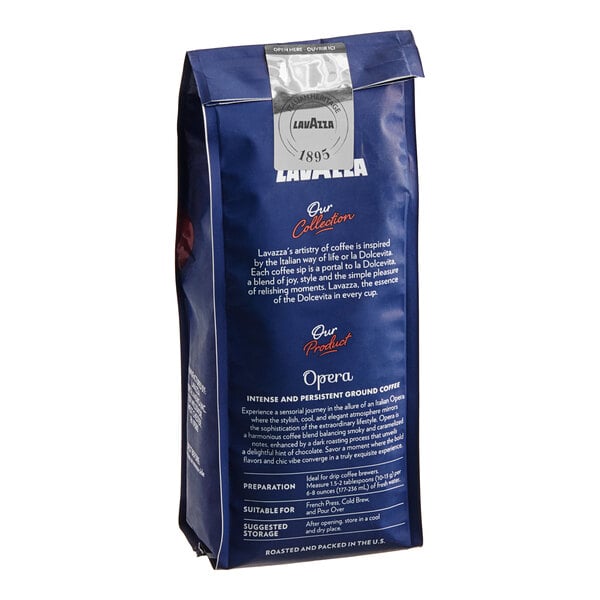 Lavazza Intenso Ground Coffee 12 oz. - 6/Case