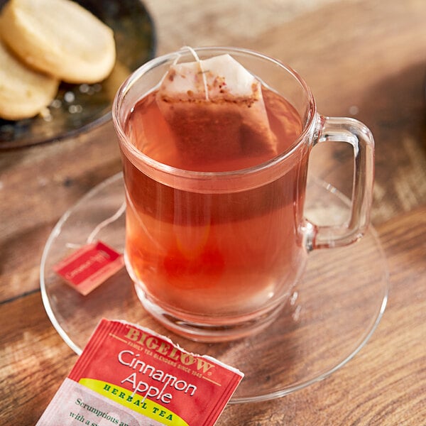 Bigelow Cinnamon Apple Herbal Tea Bags - 168/Case