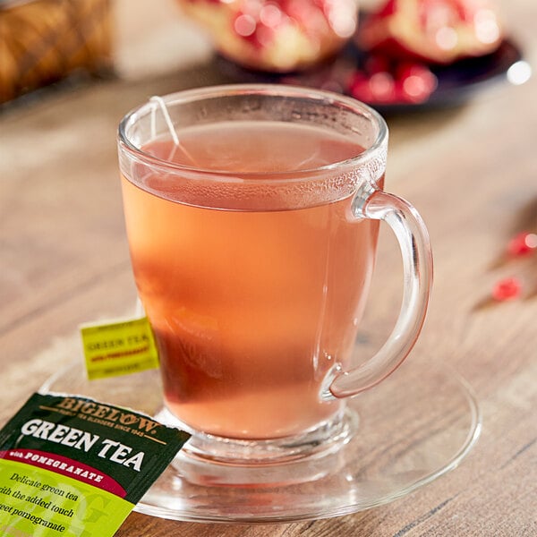 Bigelow Green Tea with Pomegranate Tea Bags - 168/Case
