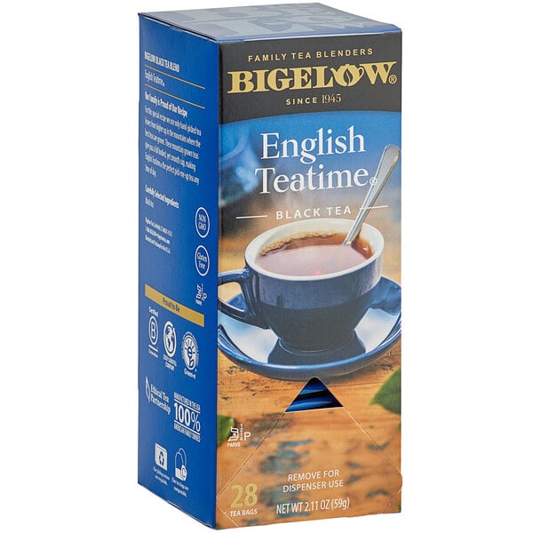 Bigelow English Teatime Tea Bags - 168/Case