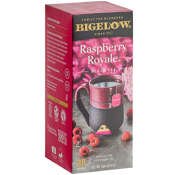Bigelow Raspberry Royale Tea Bags - 168/Case