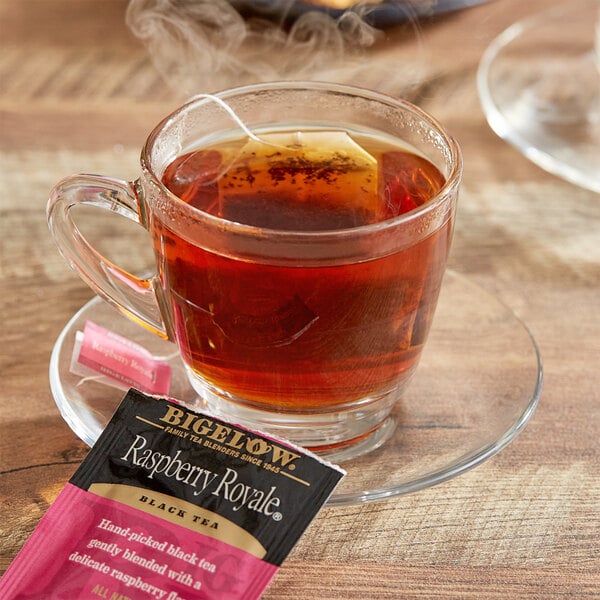 Bigelow Raspberry Royale Tea Bags - 168/Case