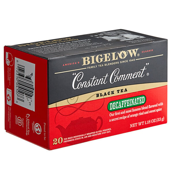 Bigelow Constant Comment Decaffeinated Tea Bags - 120/Case