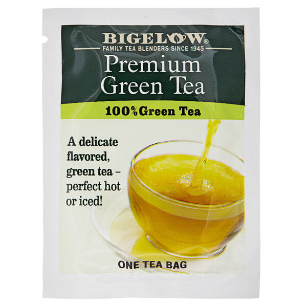 Bigelow 60-Count Premium Green Tea Bags - 360/Case