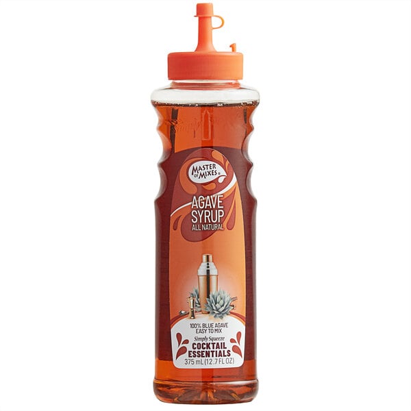 Master of Mixes Agave Syrup 375 mL - 12/Case