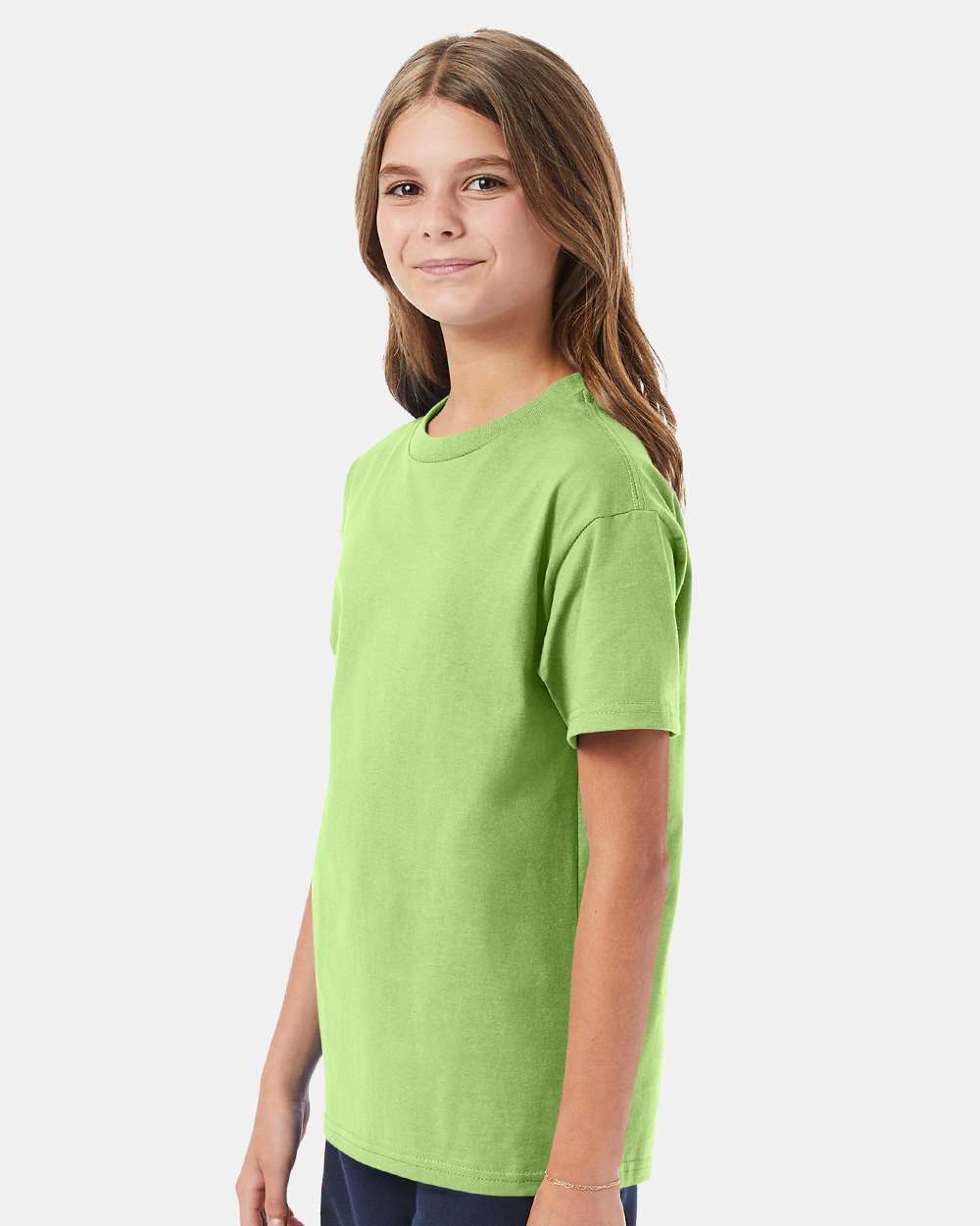 Hanes® Authentic Youth Short Sleeve Crew-Neck T-Shirt