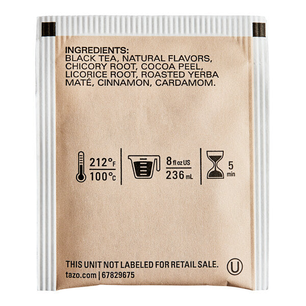 Tazo Vanilla Bean Macaron Tea Bags - 90/Case