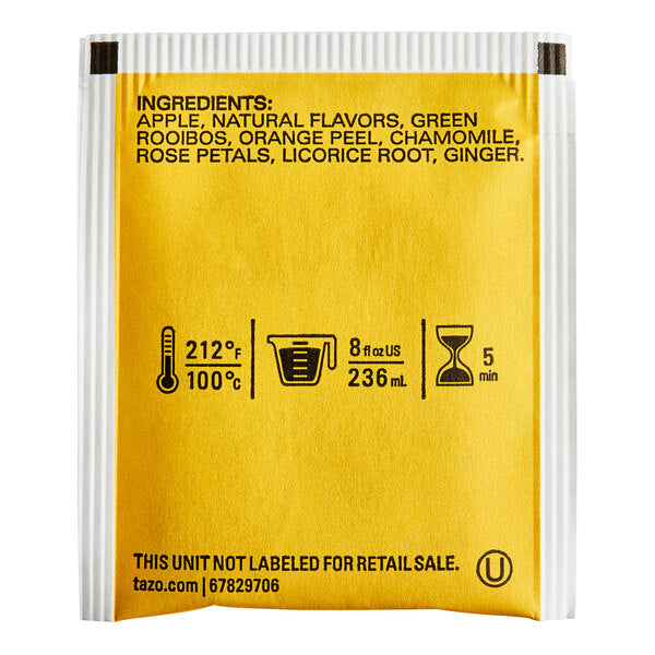 Tazo Glazed Lemon Loaf Herbal Tea Bags - 90/Case