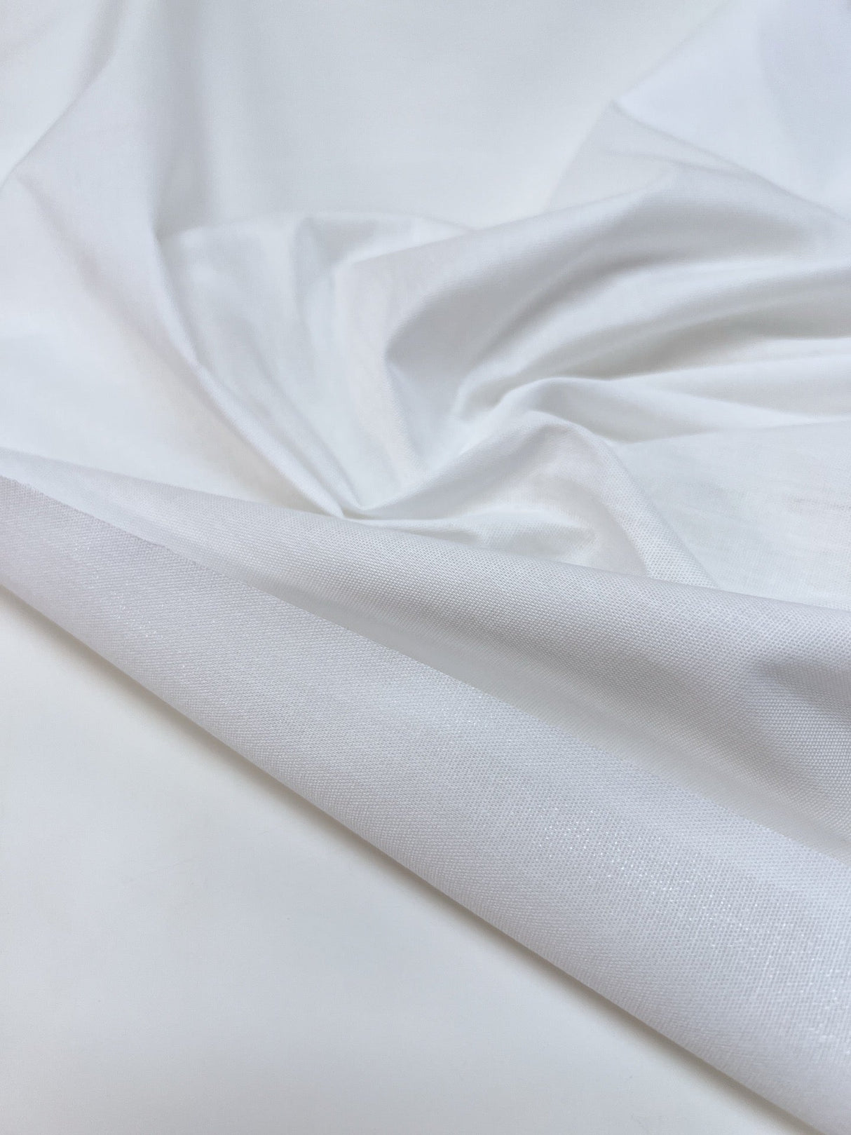 Polyamide Cotton Weft Stretch Interlining White Shades