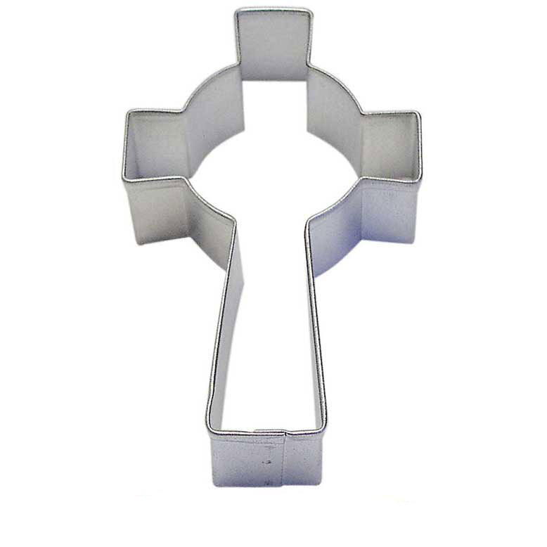 Celtic Cross Tin Cookie Cutter 3.5 in B1168X