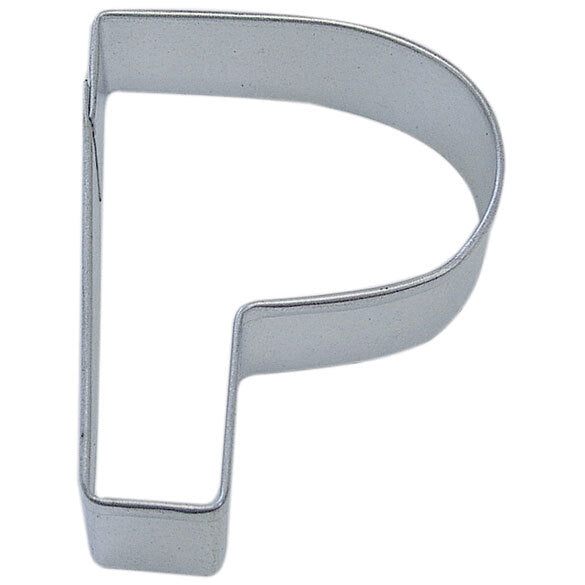 Letter P Tin Cookie Cutter 3 in B0116