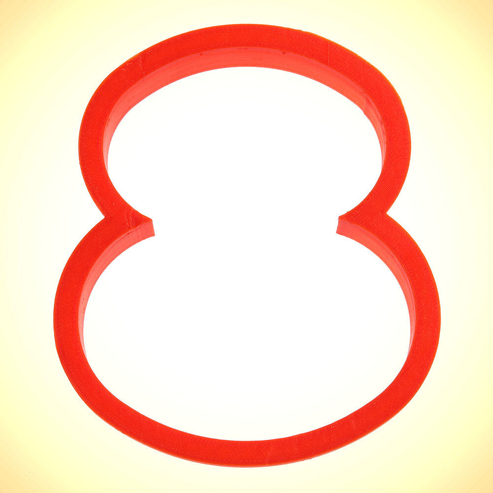 Number Eight Cookie Cutter 4 in PC0108