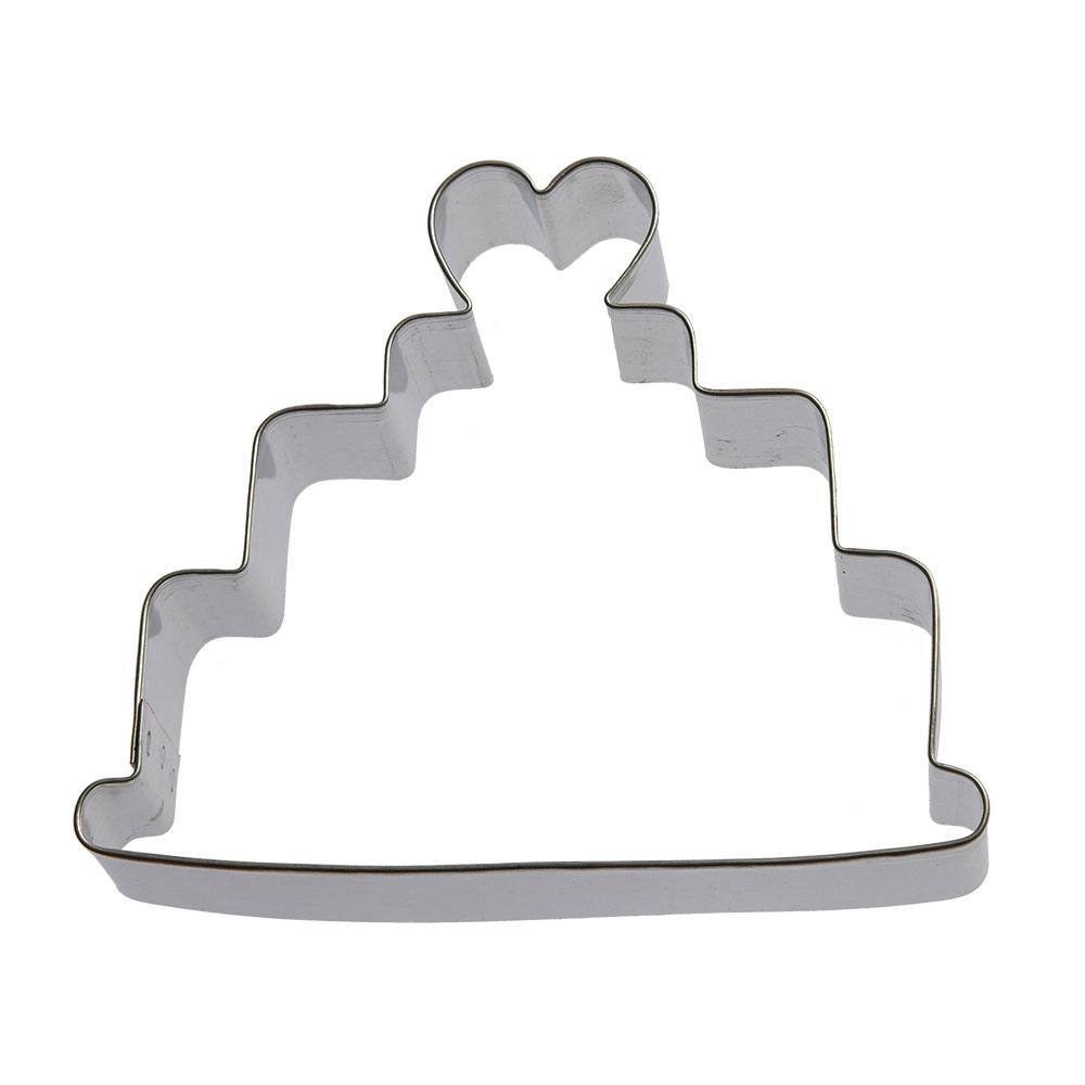 Wedding Cake Cookie Cutter 4 in B1345