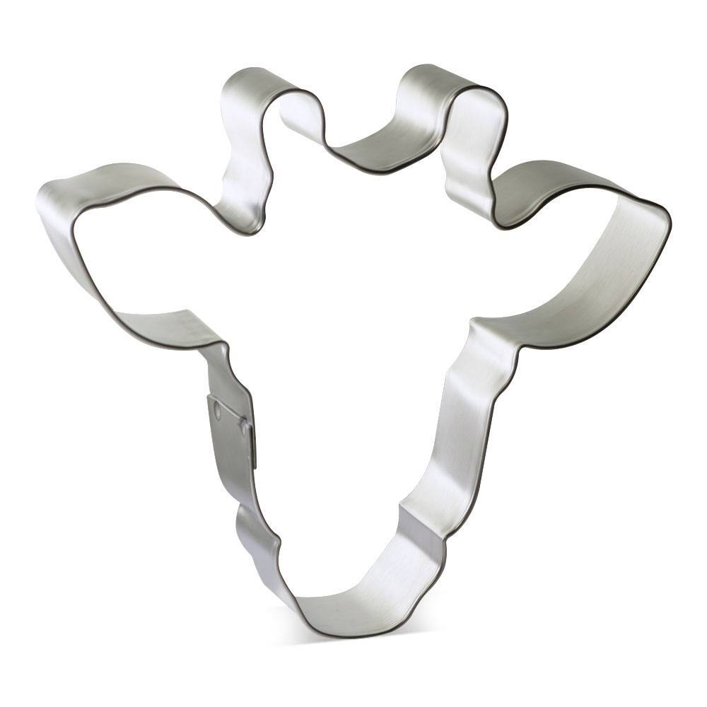 Giraffe Face Cookie Cutter 4.25 in B1578
